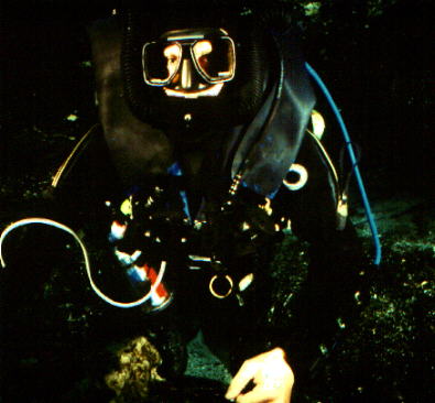 Cave diving the Topgun